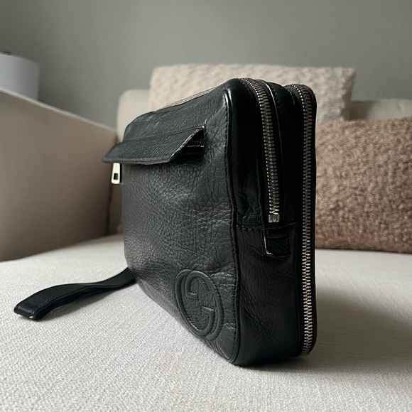 Gucci pebbled leather wrislet - Picture 5 of 10